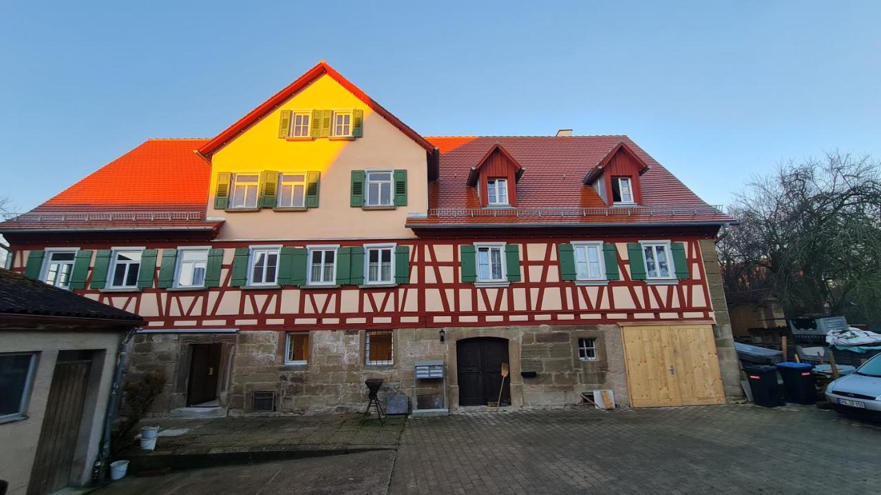 Ramsbacher Ferienwohnung 슈바비슈할 외부 사진